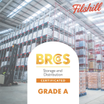 JW Filshill achieves grade A in BRCGS Standard for Storage & Distribution