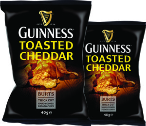 Guinness Toasted Cheddar 40g bags