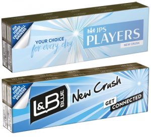 Imperial Tobacco Launches New Crush Variants For L&b Blue And Jps 