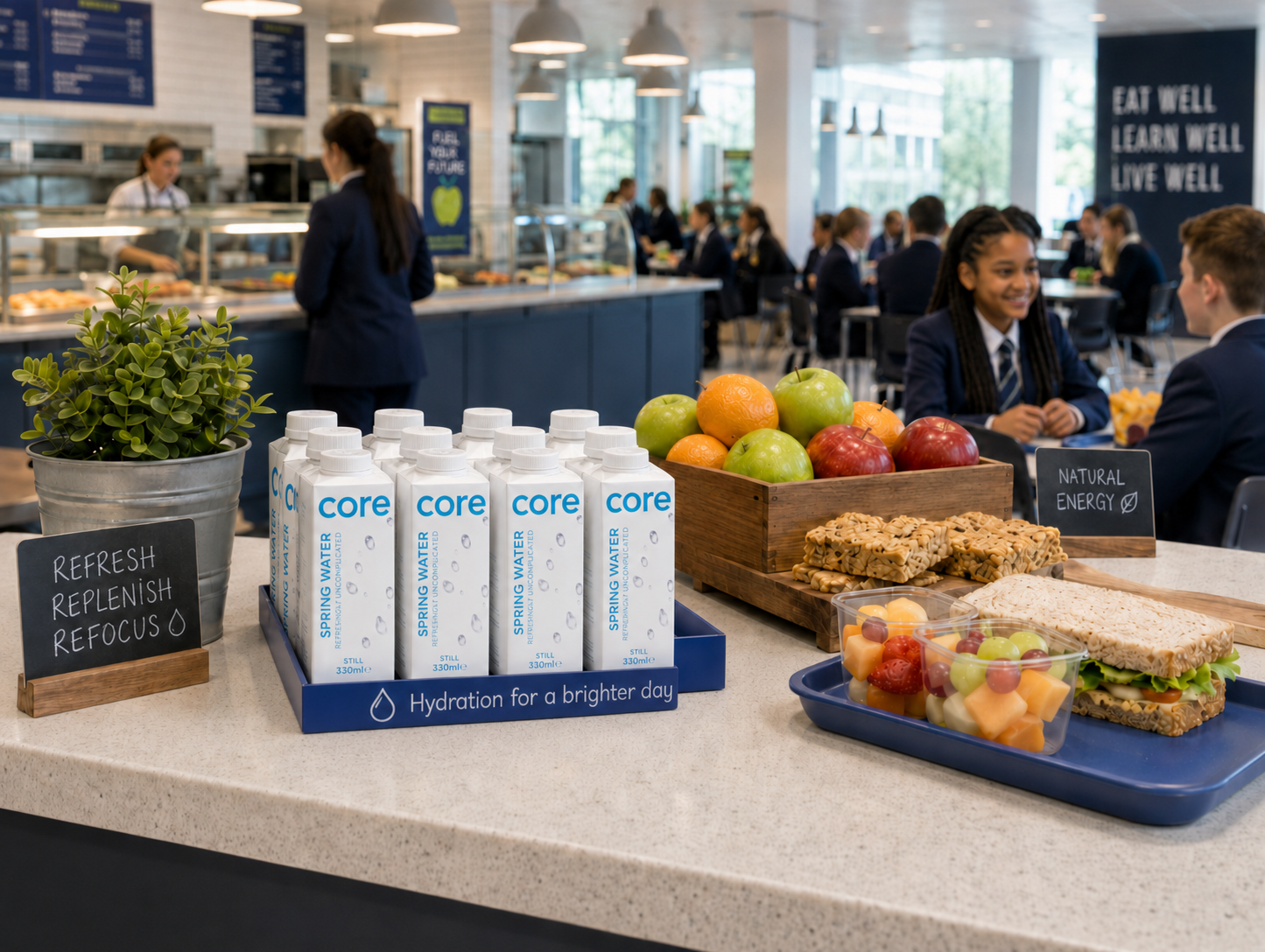 The Wholesale Group launches CORE Spring Water in Tetra Paks
